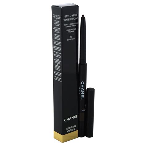 stylo yeux waterproof chanel espresso|Chanel waterproof eyeliner commercial.